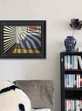 法式中古风复古客厅组厅合装饰画小众术画书房挂现代艺卧WAP室餐