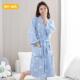 新款 直销纯棉纱布薄浴袍加密双层全棉浴衣情侣春夏秋冬吸水男女汗
