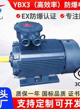 YBX3-280S-6/45KW6级45KWBT4CT4立卧式3相异步防爆电机