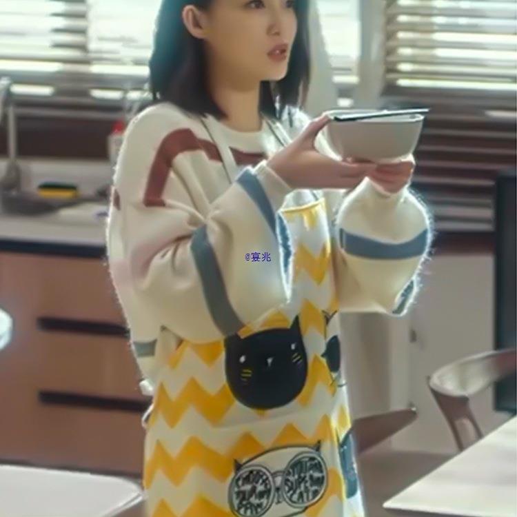 围裙厨新房家用2025款网红防爱TZC水女颜值可做饭罩高衣感年轻款