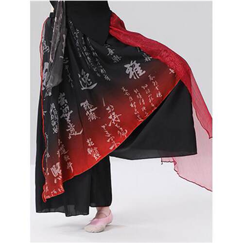 高档六逸一儿童古典舞舞飘纱套装中国风蹈演出服女现代伞舞扇子舞