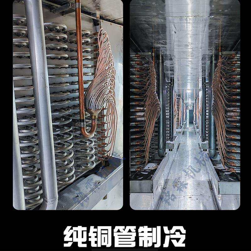 全自动大型黄花鱼石斑鱼急冻锁鲜设备商用隧道式低温速冻机