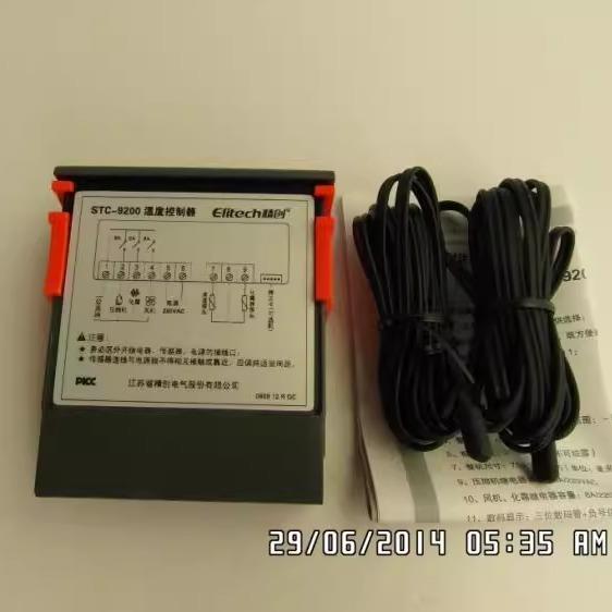 Elitech精创STC-9200冷库雪柜温控器制冷化霜风机双传感器温度校