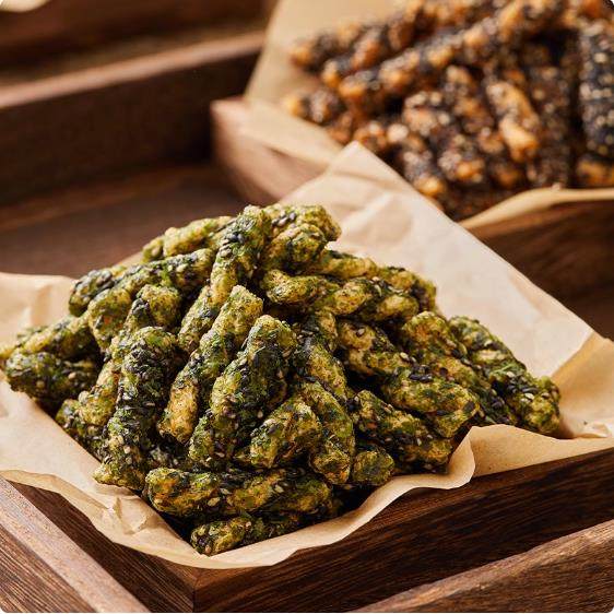 卡其乐海苔拉丝麻花228g芝麻味酥脆休闲网红巧克力小麻花零食礼包,零食/坚果/特产,麻花,淘宝优惠券,粉丝福利购,淘宝优惠卷