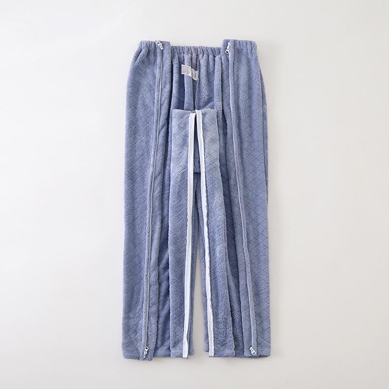 病号服家居服全开片式护理浴袍