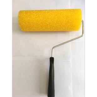 9寸】肌理漆压花滚筒半开 拉毛矽藻泥拉毛滚筒带手柄艺术专用工具