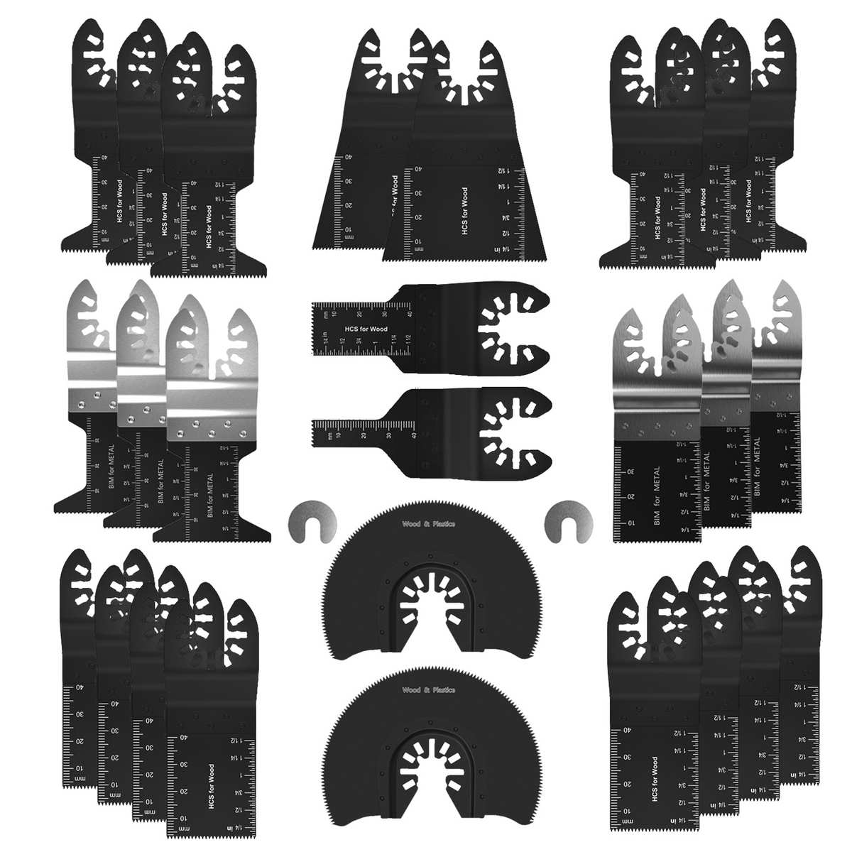27件/套多功能锯片组 万用宝电动工具 开孔切割机 木工专用配件
