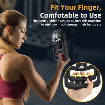 Grip Srength Tester 265Lbs/120Kg Digital Hand Dynamometer Gr