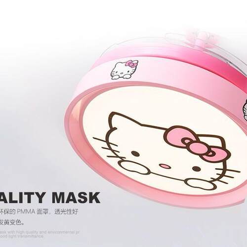 儿童kitty风扇灯吊扇灯LED隐形吊扇灯家用客厅卧室餐厅电风扇吊灯