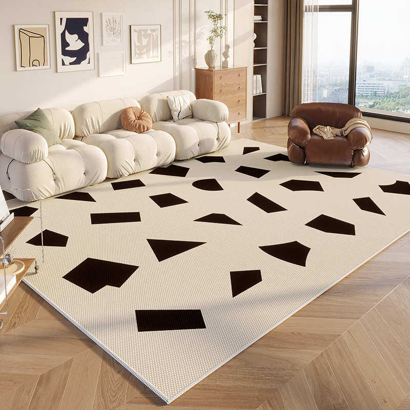 地毯客厅耐脏易打理现代简约格子圈绒隔凉地毯家用茶几防滑地毯,居家布艺,地毯,淘宝优惠券,粉丝福利购,淘宝优惠卷