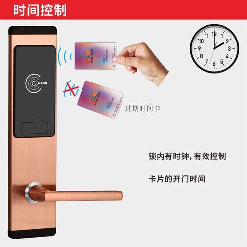 酒店感刷卡宾馆电子锁公RF1001-1寓防盗应锁锁智能锁手机联密网码