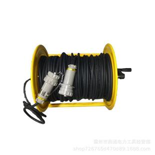 铝合金背负式 软管收放线设备50m长度高压水带绕管器 卷管器便携式