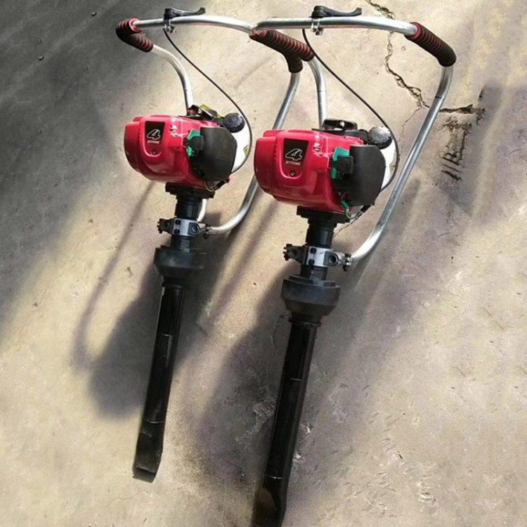轨道道砟汽油捣鼓器 ZCD-300型直动冲击捣固镐 手提式内燃捣固机