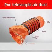 风管排风管帆布通风排烟排烟管伸缩风管耐高温风管工业软管