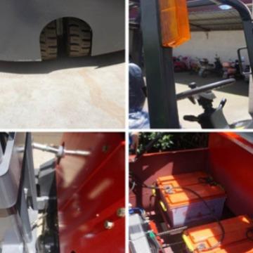 全电动液压叉车平衡配重式后驱三轮叉车2吨三轮液压堆高叉车