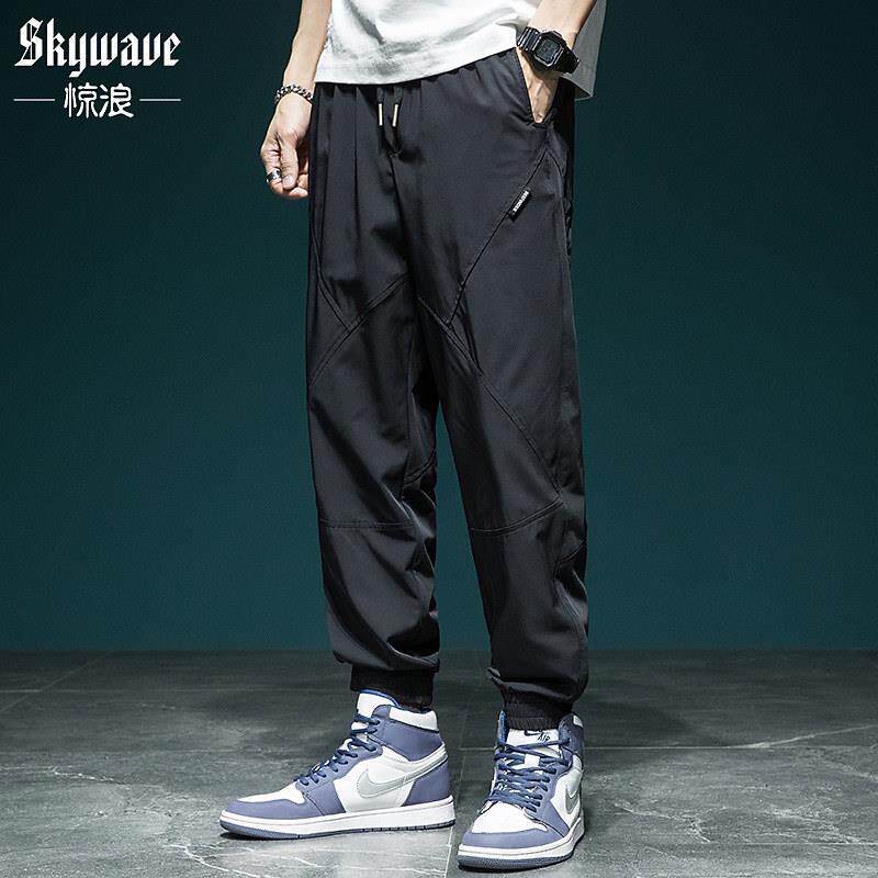 2026新款速干休闲裤男宽松大尺码工装裤子夏季潮牌冲锋裤冰丝运动