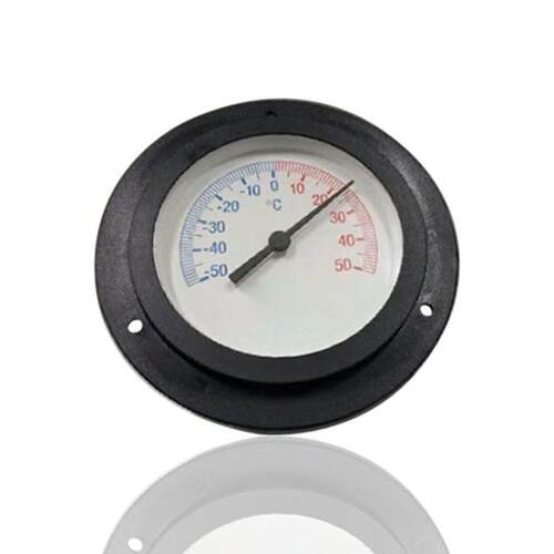 供应冷库塑壳温度计厂指针式轴向带前边W-100ZT-50~5S0°C工直供