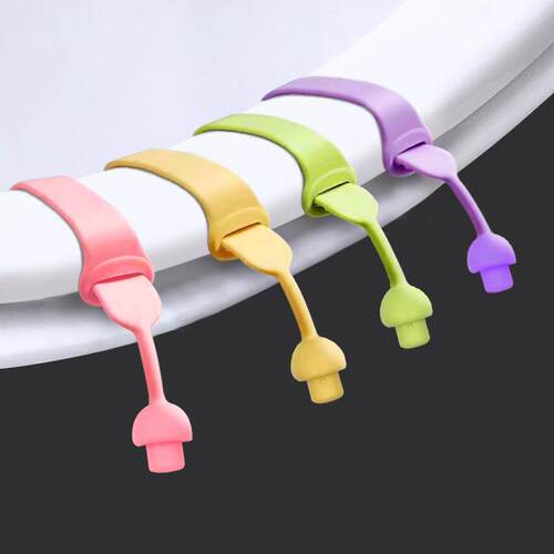 Silicone Toilet Seat Lifter, Home Use Toilet Lid Lifter, Cut