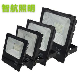 led投光灯5054黑金刚庭院泛光高杆灯工程户外防水投射聚光球场灯