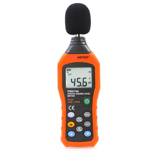 华谊PM6708数字声级计噪音计专业级手持式分贝仪噪声检测仪