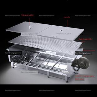 酿酒设备全自动蒸饭摊凉床蒸粮多功能蒸饭摊凉一体机蒸煮摊商工厂