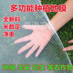 地膜农用白膜塑料微薄透明黑地膜PE聚乙烯无滴膜保温保湿除草种植