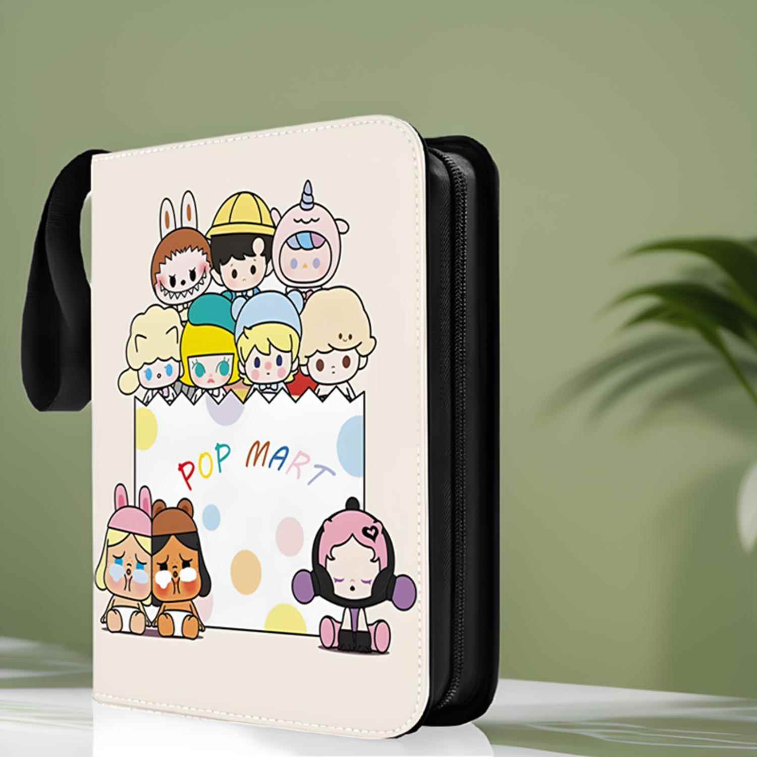 泡泡玛特卡册A4A5皮质收纳册盲盒卡片艺术生活卡片收藏册dimoo