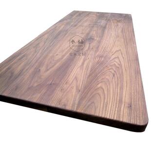 2I北美黑胡桃上墙置物架实木一字板隔架书装饰架见描述壁板挂搁板