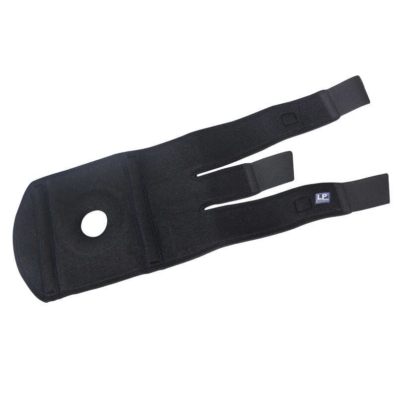 LP733KM透气运动护膝双弹簧支撑跑步篮球膝关节防护护具四季通用