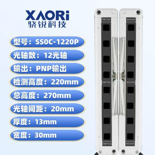 SS0C-H1220P区域型安全光栅光幕光电保护器