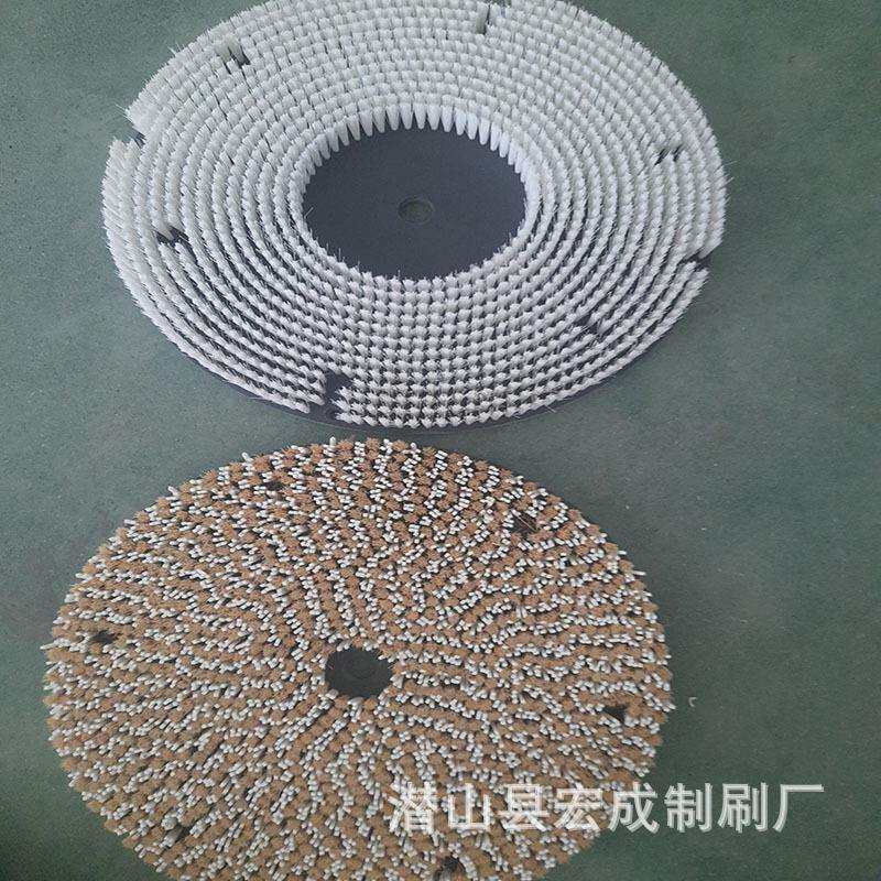 轮毂去毛刺抛光圆盘毛刷 pvc板圆盘清洗刷