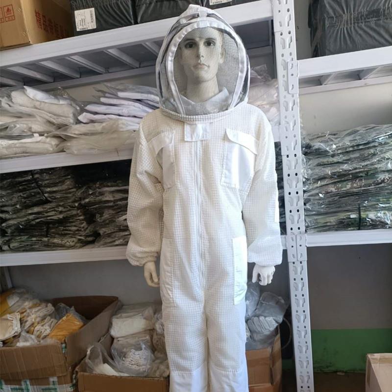 现货供应防蜂服三层透气蜜蜂防护服防护连体蜂衣