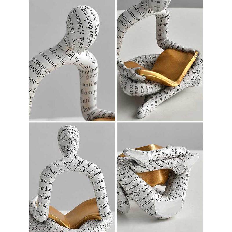 抽象艺术人物摆件现代简约电视柜酒柜客厅家居软装饰品样板间万百,家居饰品,装饰摆件,淘宝优惠券,粉丝福利购,淘宝优惠卷