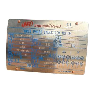 ATF26004英格索兰风扇电机F112M-4;0830空压机配件415V 4KW电动机