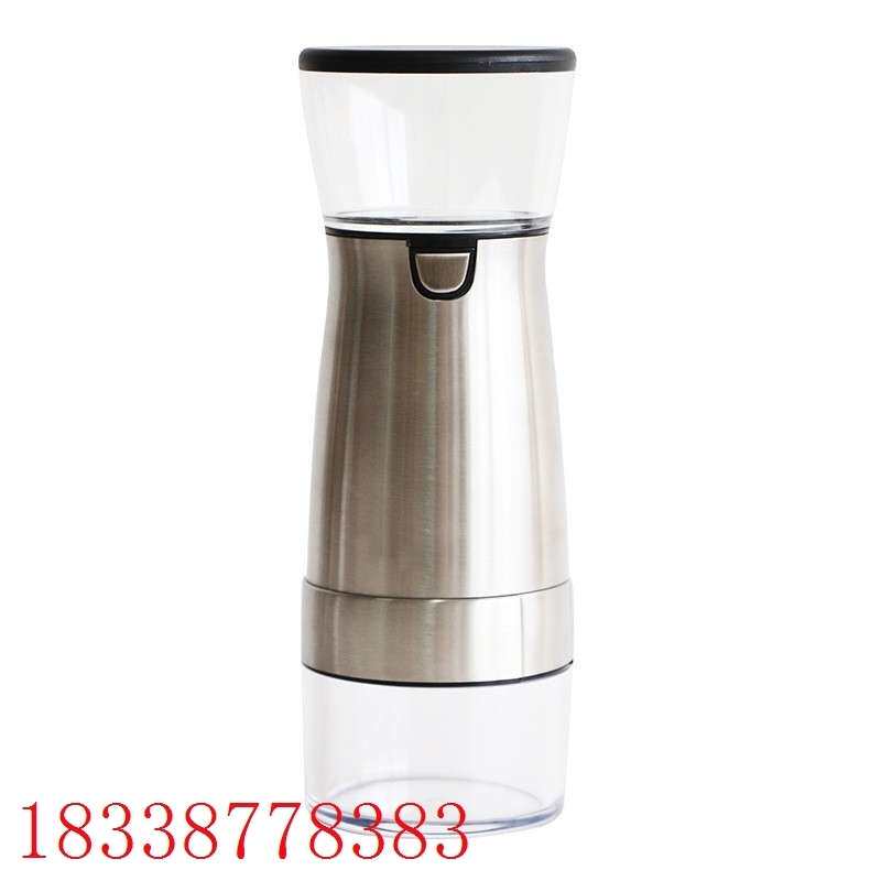 电动咖啡磨不锈钢电动研磨器 小型usb充电自动胡椒咖啡豆研磨机