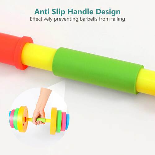 Children Dumbbell Toy Plastic Dumbbell Kids Kindergarten Arm