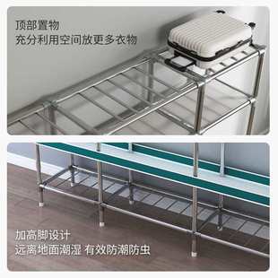 布衣柜衣橱组装 衣柜简易卧室家用新款 出租耐用收纳加厚柜子挂衣柜