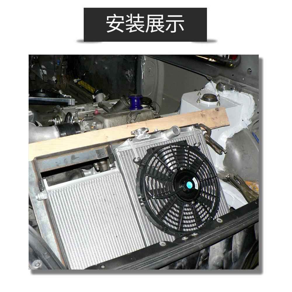 跨境热销配汽车装水CF002A-B箱风扇散热器汽1率2英寸大功改风扇冷
