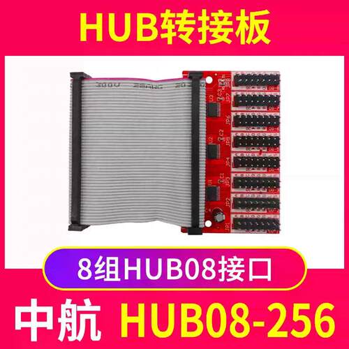 LED控制卡转接板中航ZH-Hub12-128/12-256/08-256灰度/仰邦瑞和信