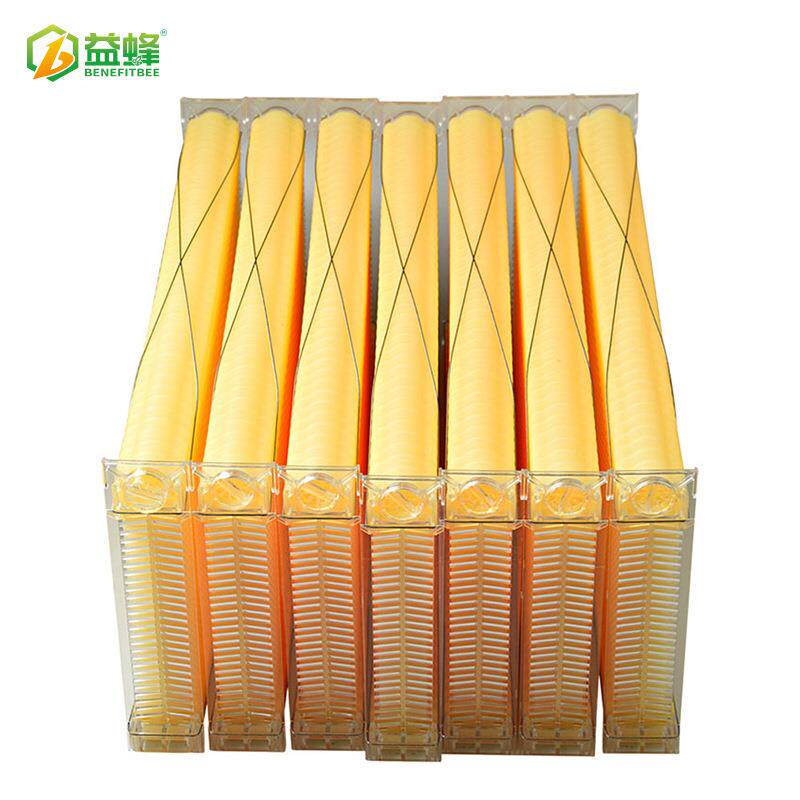厂家直销自动取蜜流蜜箱蜂脾中蜂意蜂塑料新型巢格巢框巢础蜂箱