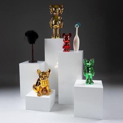 模特高低展示台服装店水414台展 示架几方形何体流直播地台摄垒德