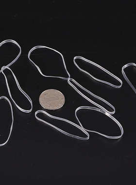 厂家批发透明橡皮筋MB-6024高弹性透明TPU橡胶圈 橡皮筋