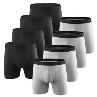 Boys cotton plus size underwear boxer briefs men大码男式内裤
