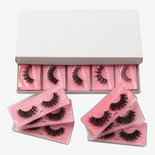 Makeup Long Natural Cross False Eyelashes1对装假睫毛自然睫毛
