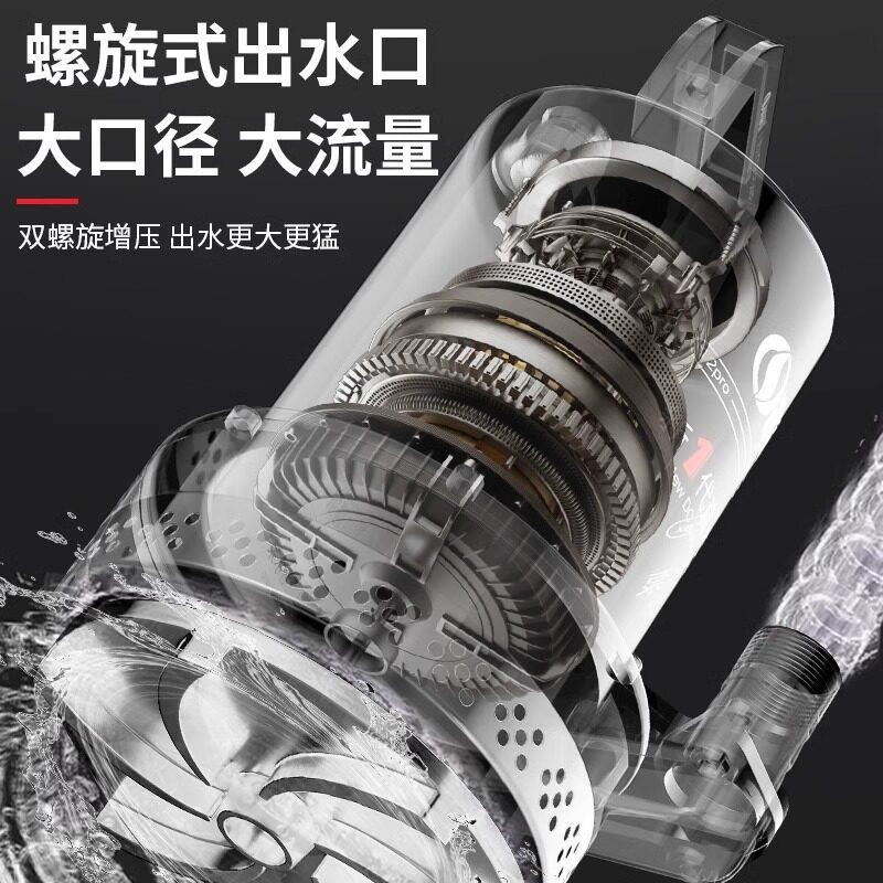 直流潜水泵48V60V伏家用电动车大功率12V24V抽水机电动车抽水泵