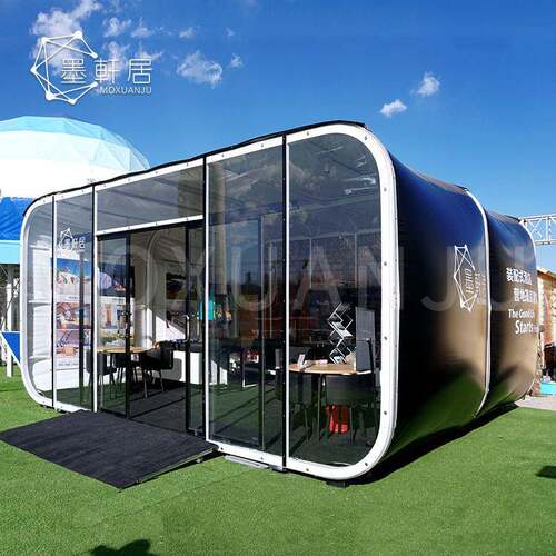 铝合金胶囊太空酒店帐篷4S形象展示厅充气保暖专业酒店帐篷设便携