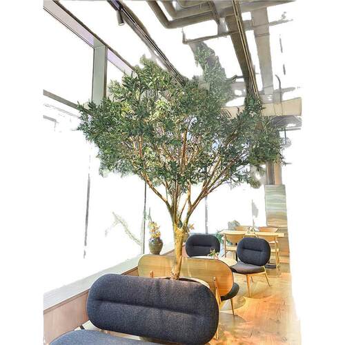 仿真橄榄树落地生绿植室内外景观装饰橱窗造景假树ins绿植造景