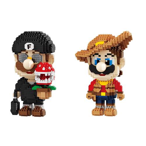 Balody Super Ma Fly Building Blocks Goomba Koopa 3D Model DI