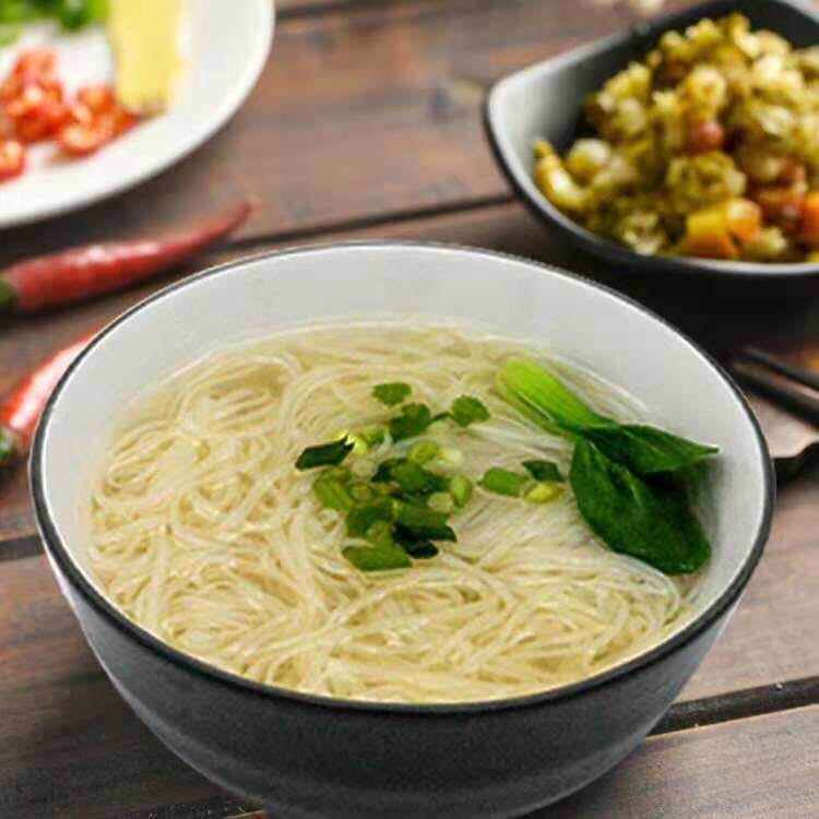 陕西特产八家巷手工空心挂面农家细面龙须面待煮面条600g/把