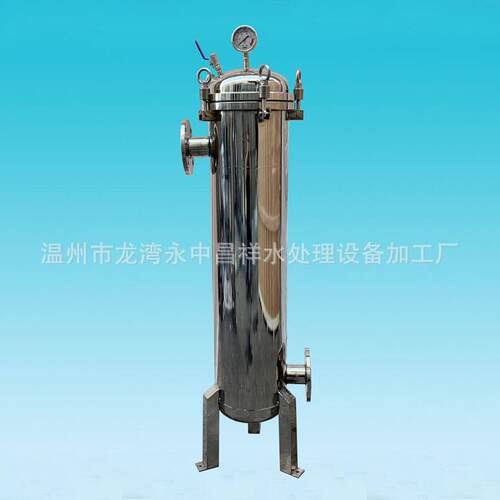 温州厂家价现货供应挂扣式DN50侧进式不锈钢2号袋式过滤器